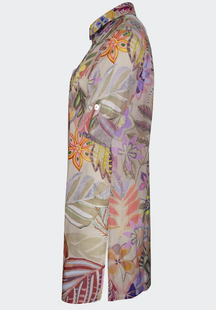 Diara Patterned Tunic Shirt