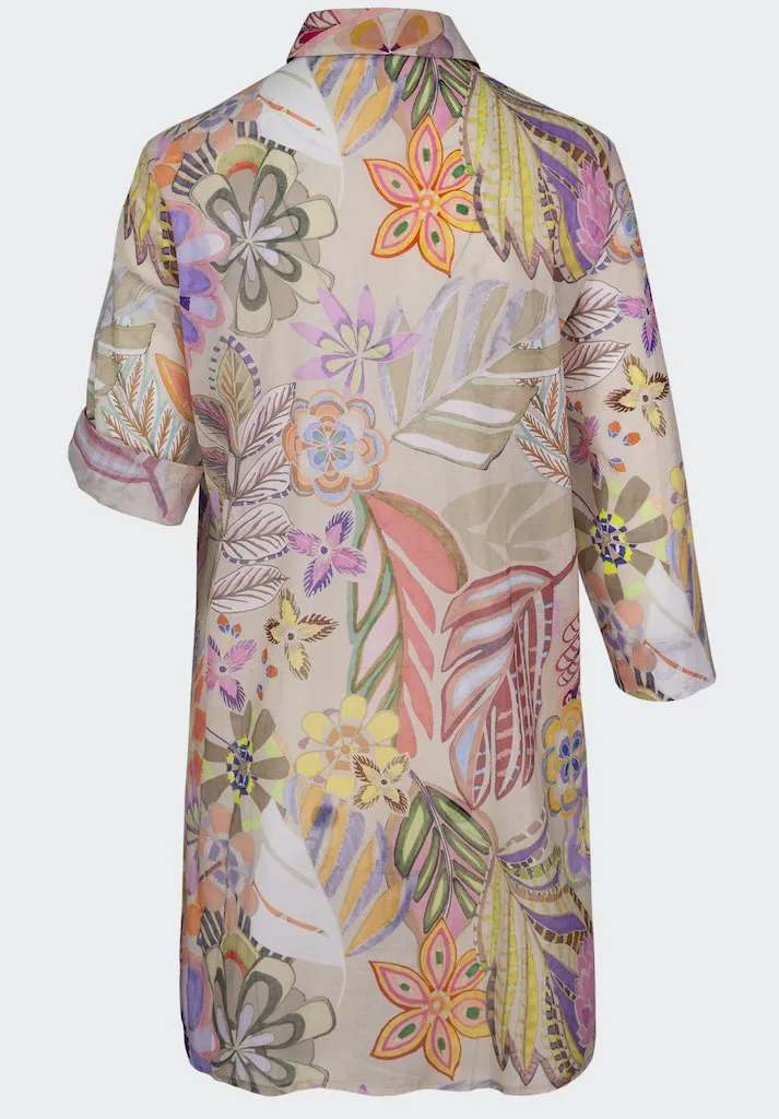 Diara Patterned Tunic Shirt