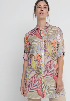 Diara Patterned Tunic Shirt
