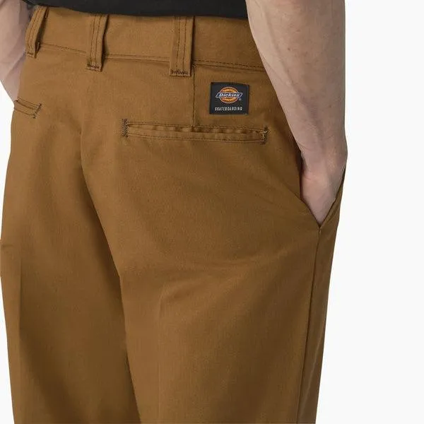 Dickies Skateboarding Double Knee Pants Regular Fit Brown Duck