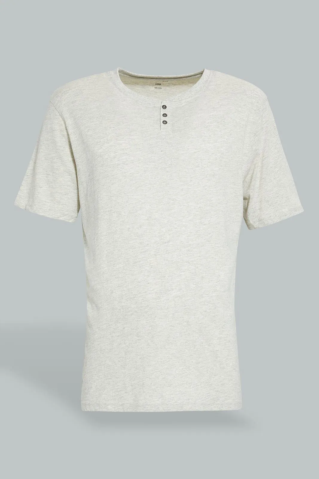 Ecru Henley T-Shirt