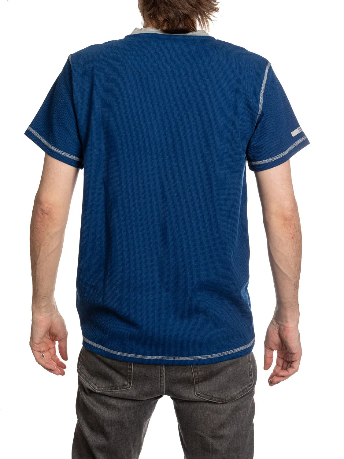 Edmonton Oilers Waffle Henley Shirt