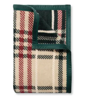 Eggnog Plaid Midi Blanket