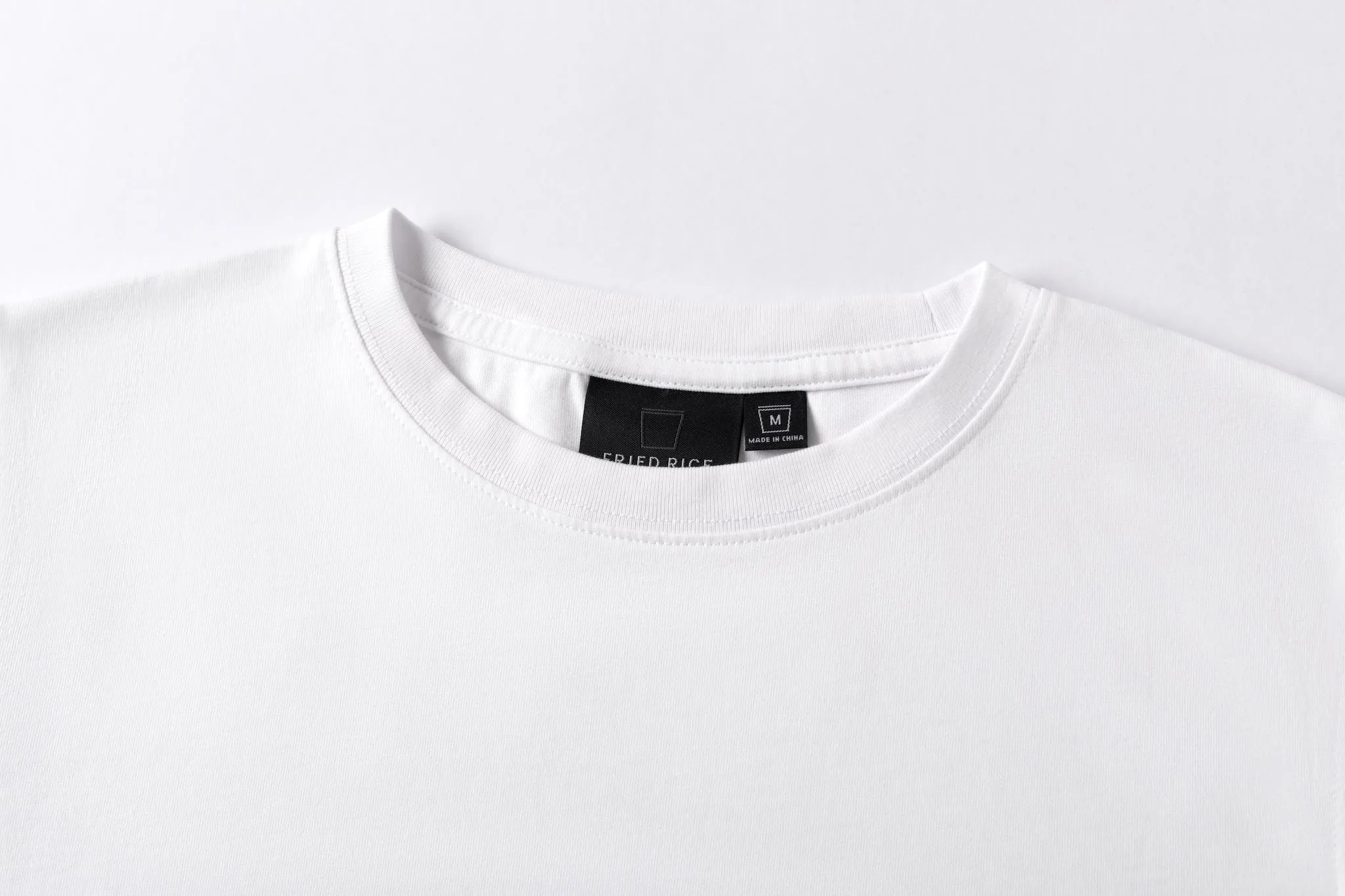 Embroidered Baby Tee - White