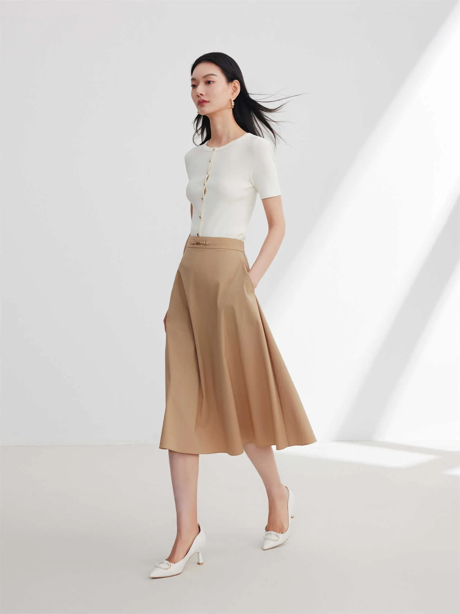 EP YAYING Wool Skirt EGJPW3401AE
