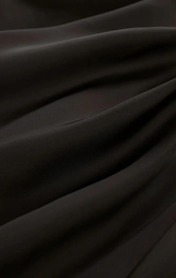 Europa Luxe Midi Skirt (Black)