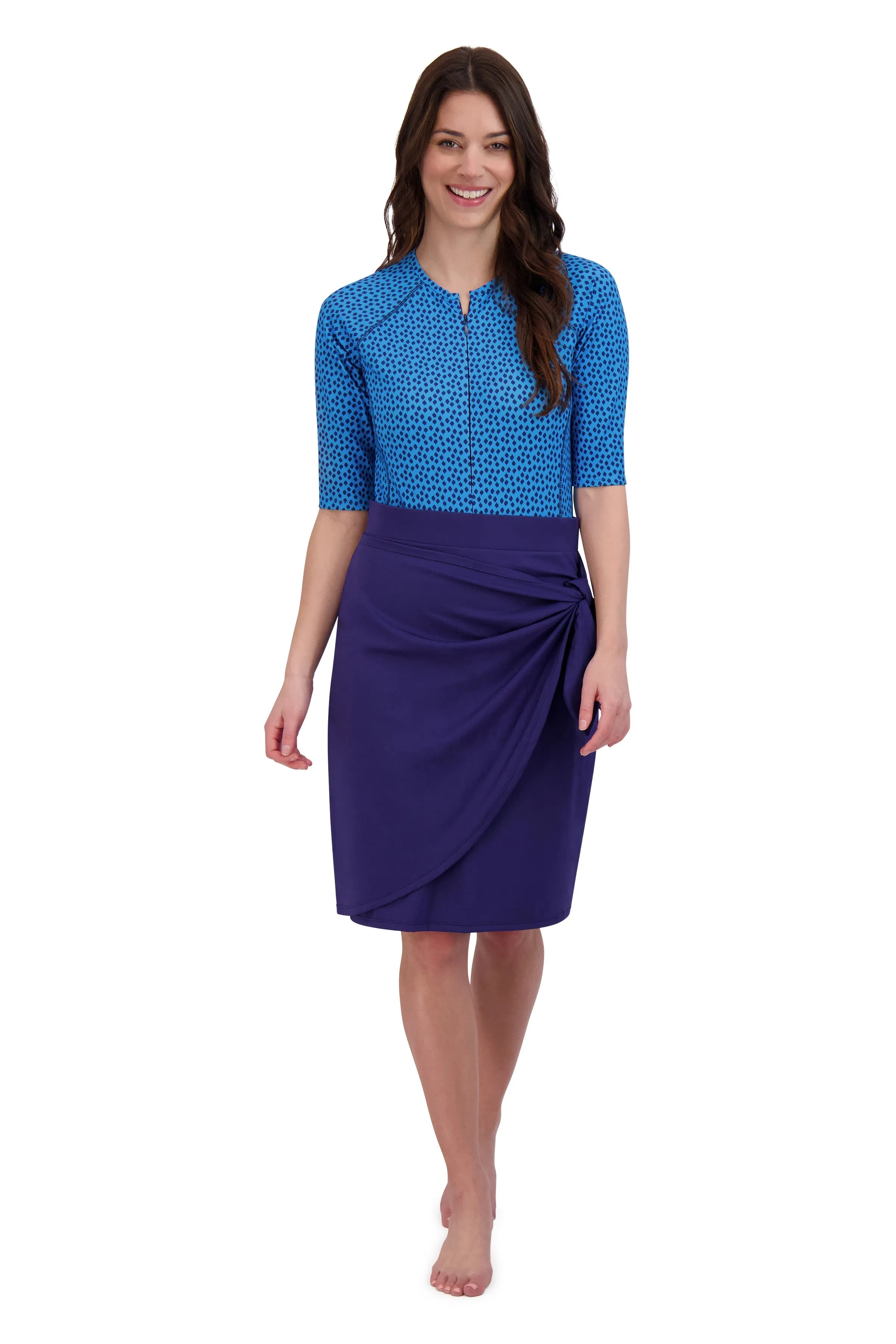 Faux Sarong 22"-Sailor Blue (final-sale)