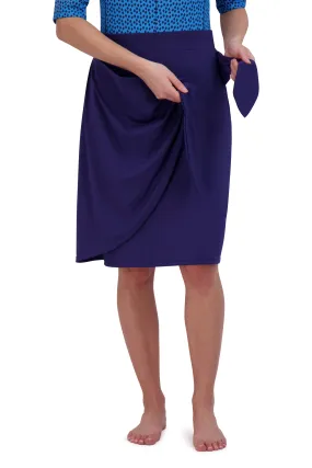 Faux Sarong 22"-Sailor Blue (final-sale)