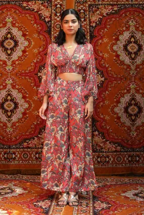 Fez - Katy Top & High Rise Pant Set