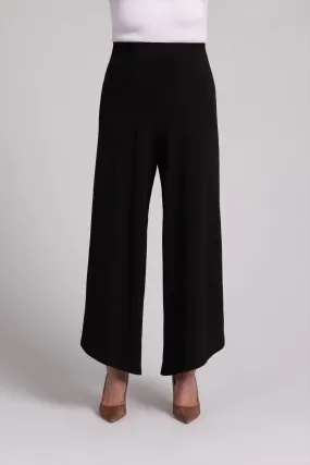 Fleece Back Jersey J-Hook Full Leg Pant | Black