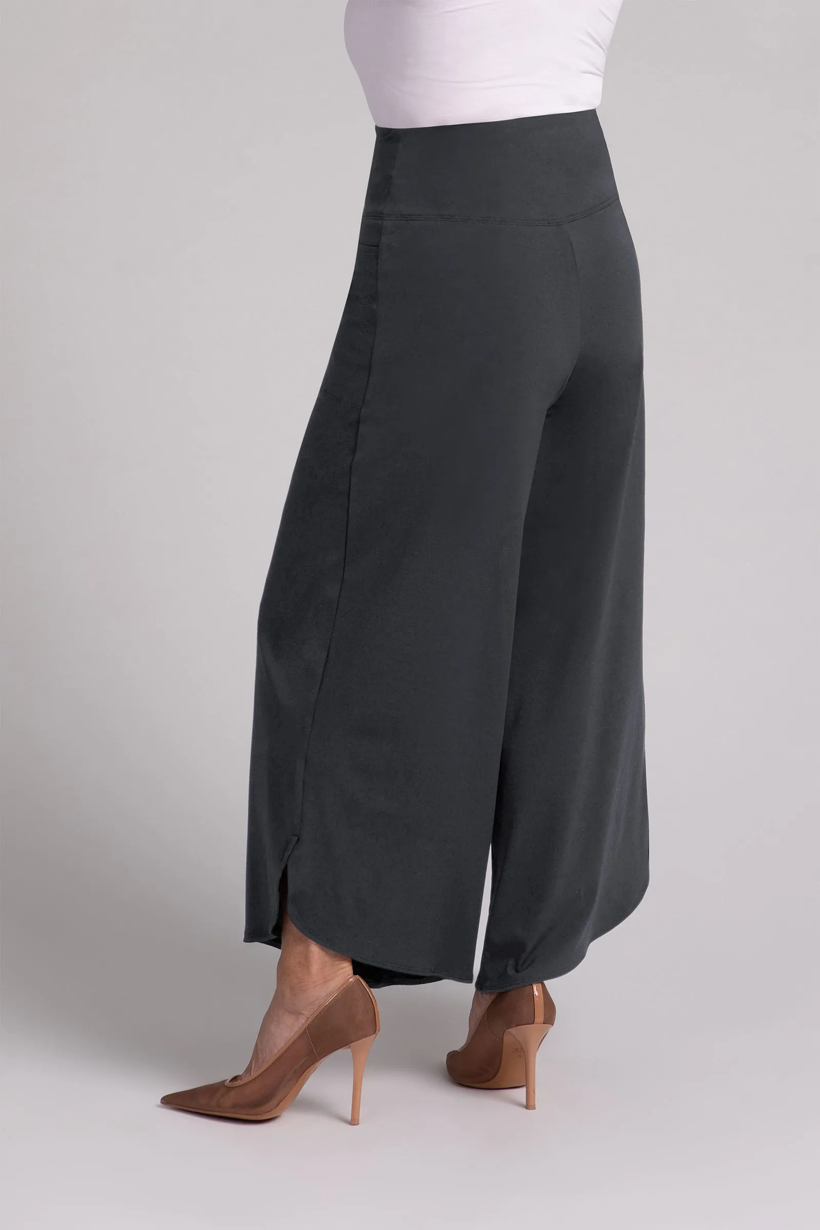 Fleece Back Jersey J-Hook Full Leg Pant | Graphite