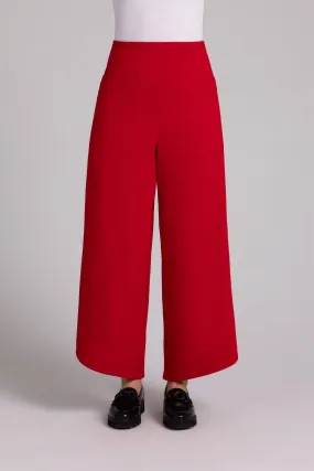 Fleece Back Jersey J-Hook Full Leg Pant | Poppy