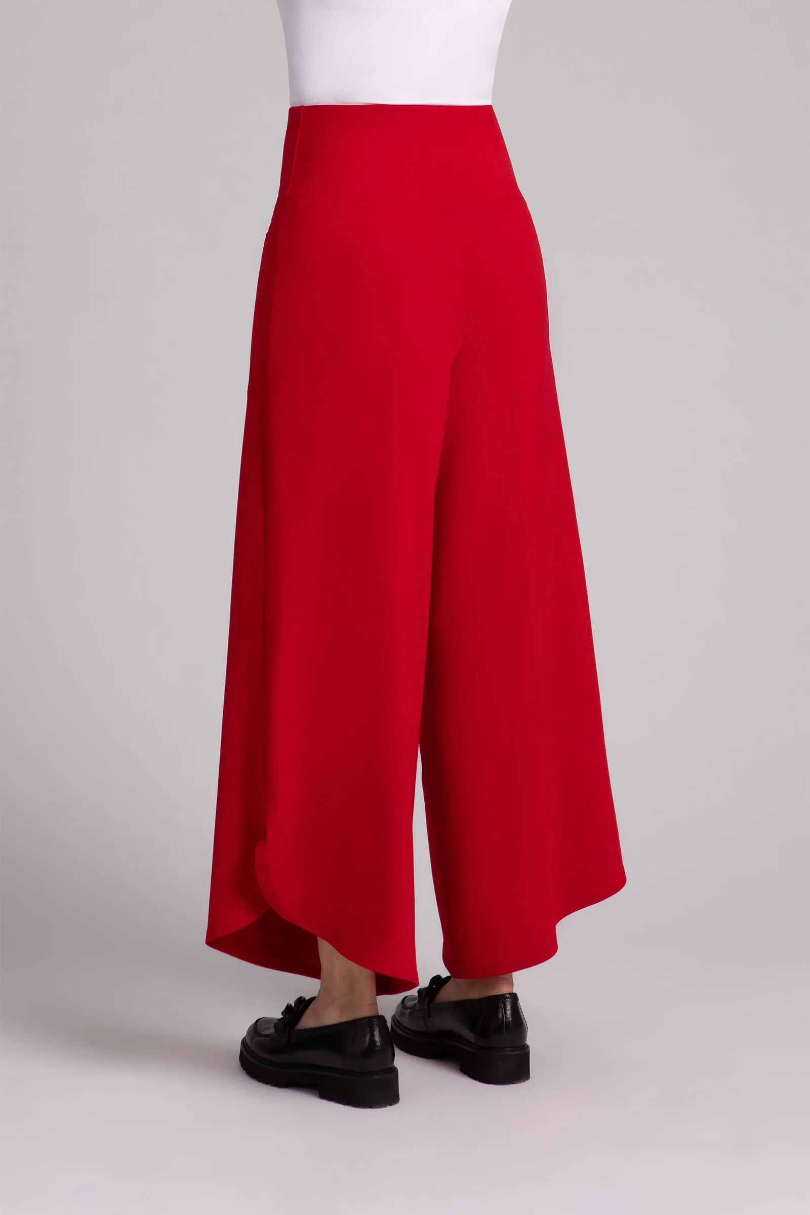 Fleece Back Jersey J-Hook Full Leg Pant | Poppy