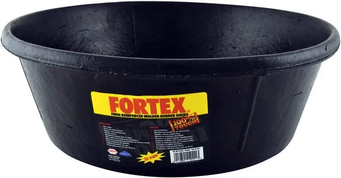 Fortex Rubber Feed Pans