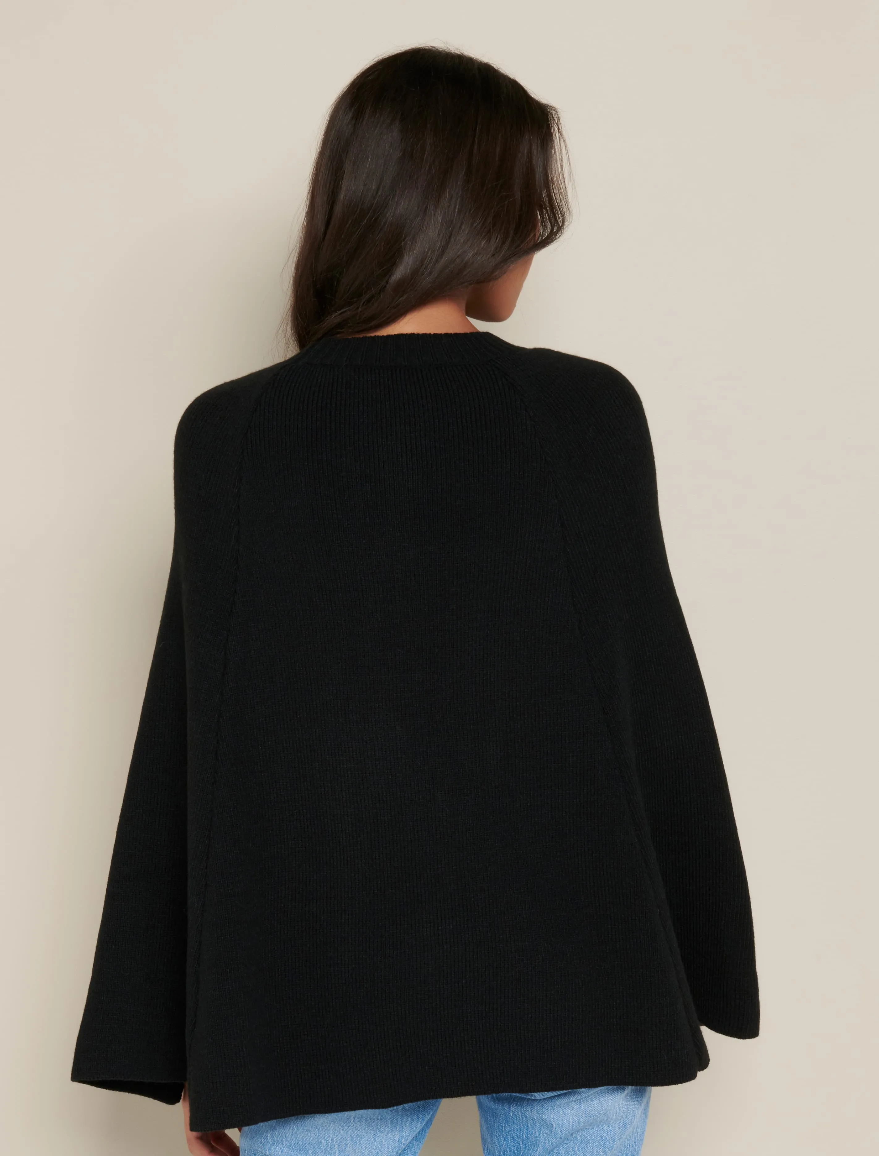 Freya Ribbed Poncho