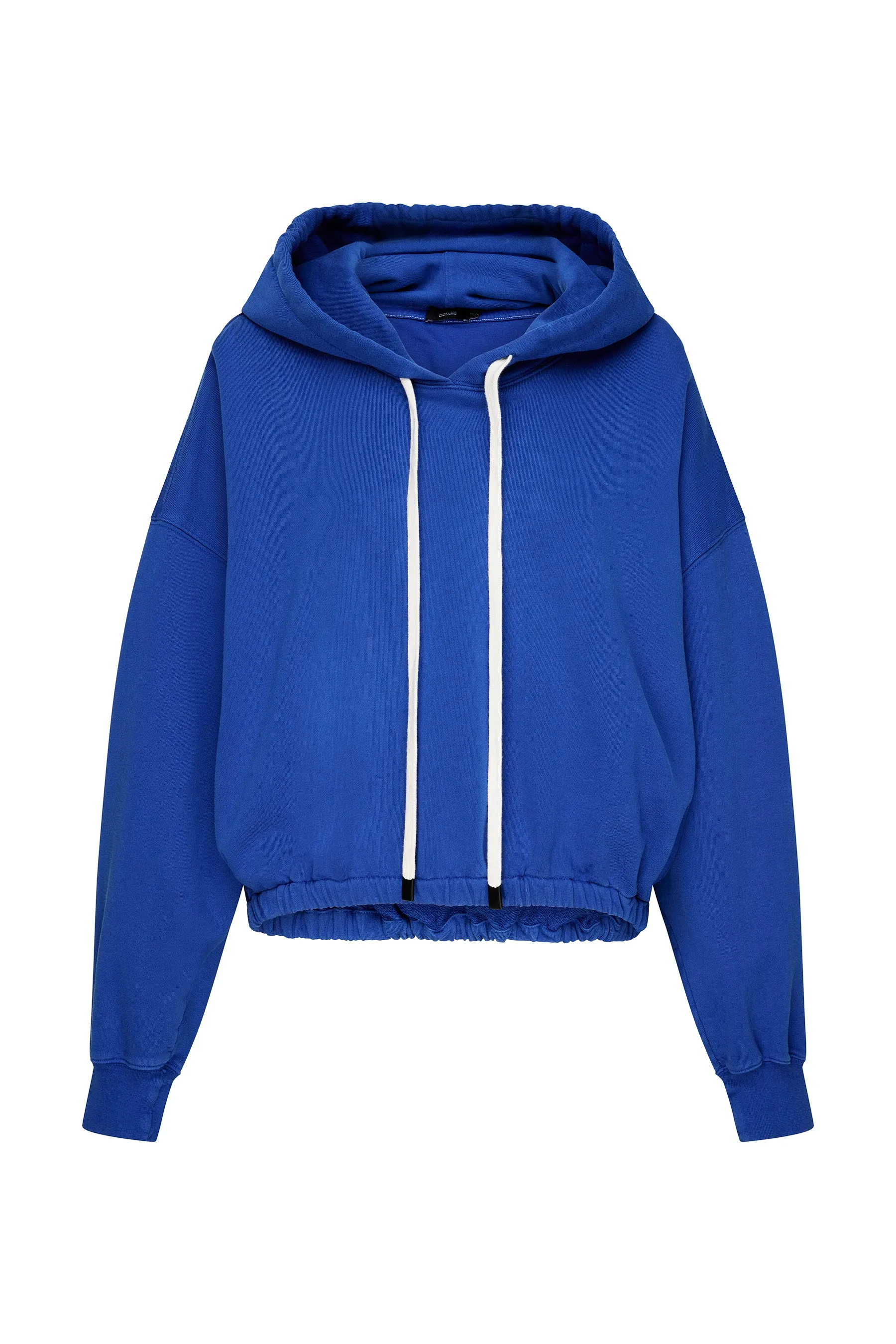 gathered hooded sweat