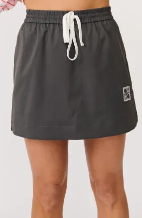 Georgia Mini Skirt - Charcoal