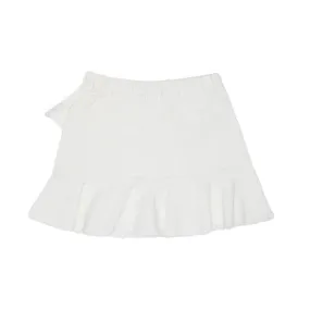 GIRLS WHITE SHORT SKIRT