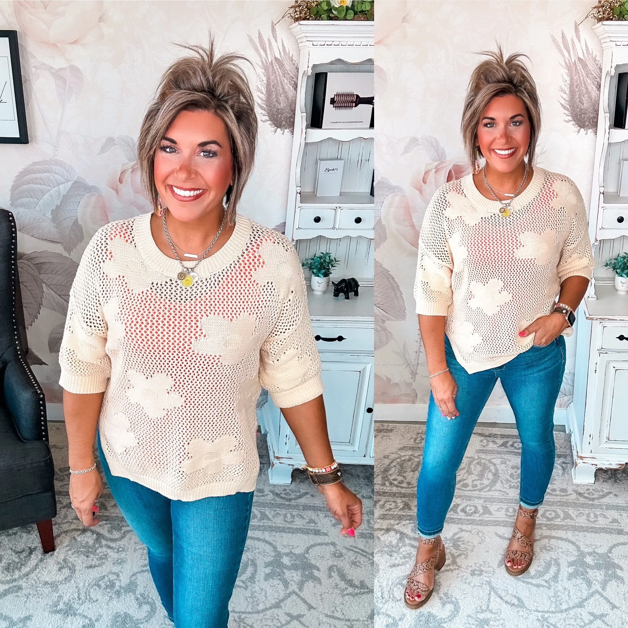Got Smarter Mesh Sweater