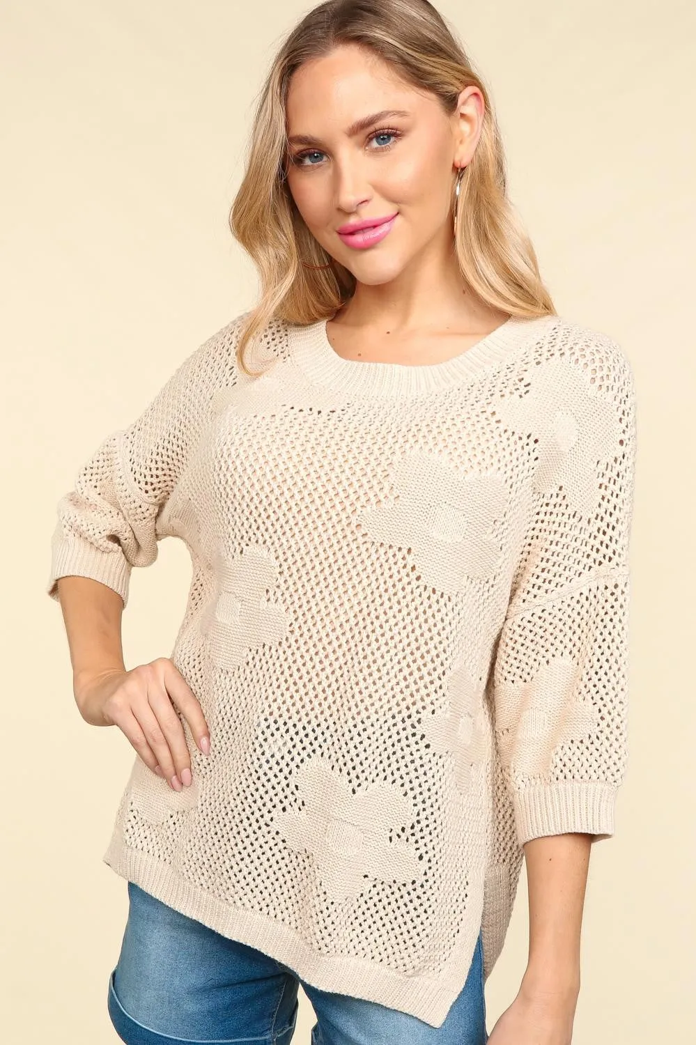 Got Smarter Mesh Sweater