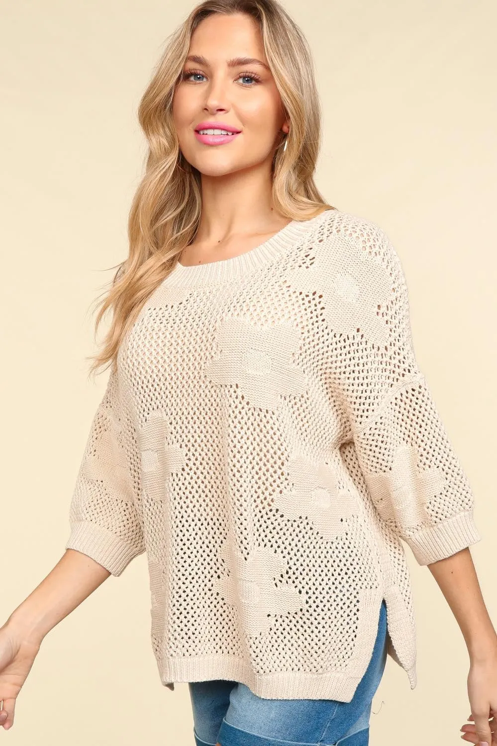 Got Smarter Mesh Sweater