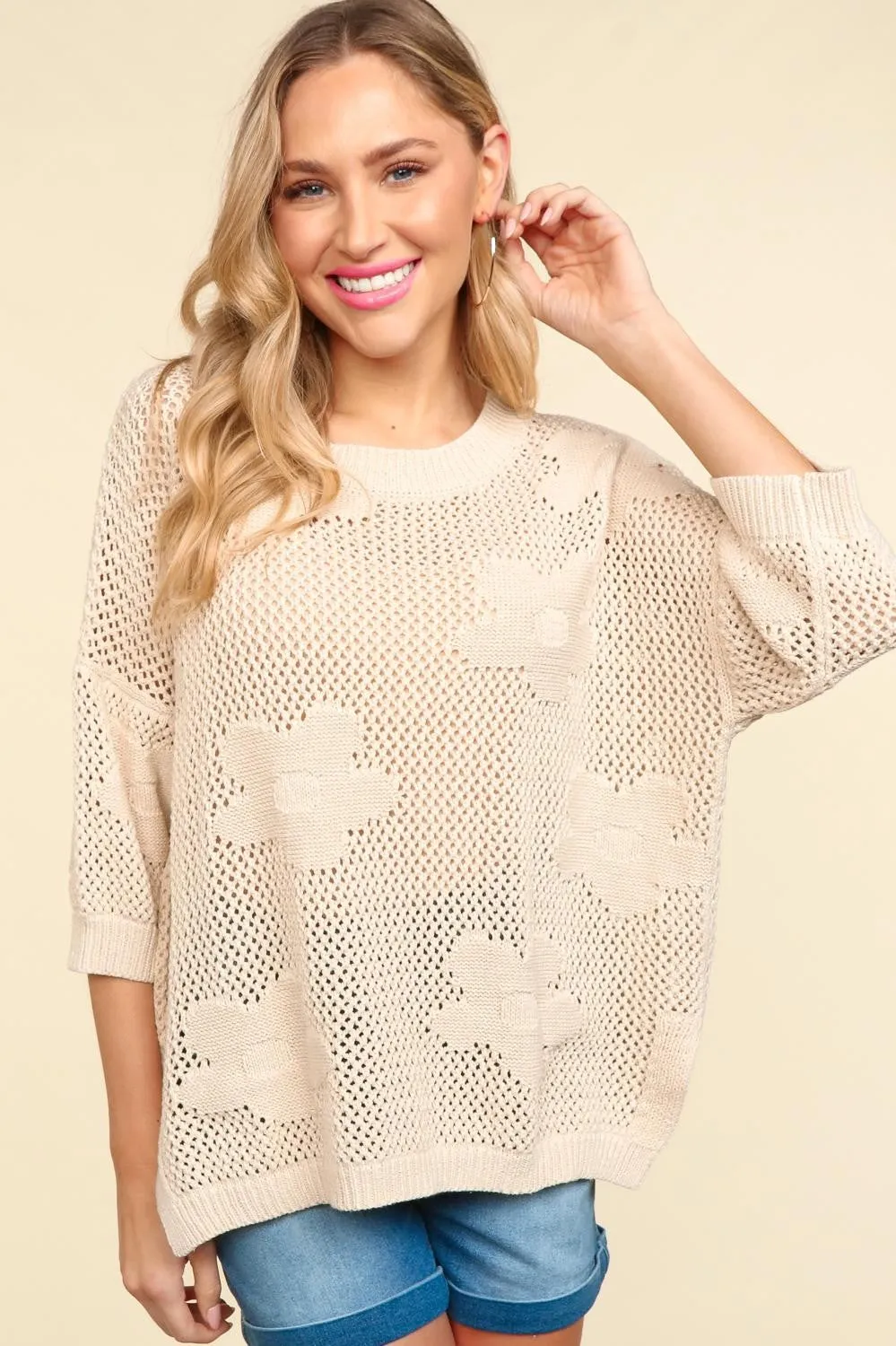 Got Smarter Mesh Sweater