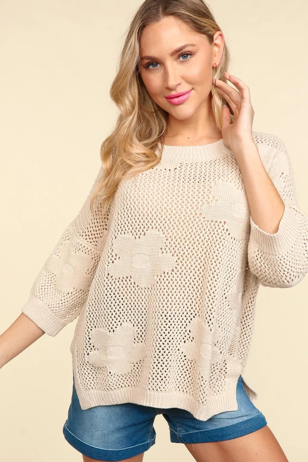 Got Smarter Mesh Sweater