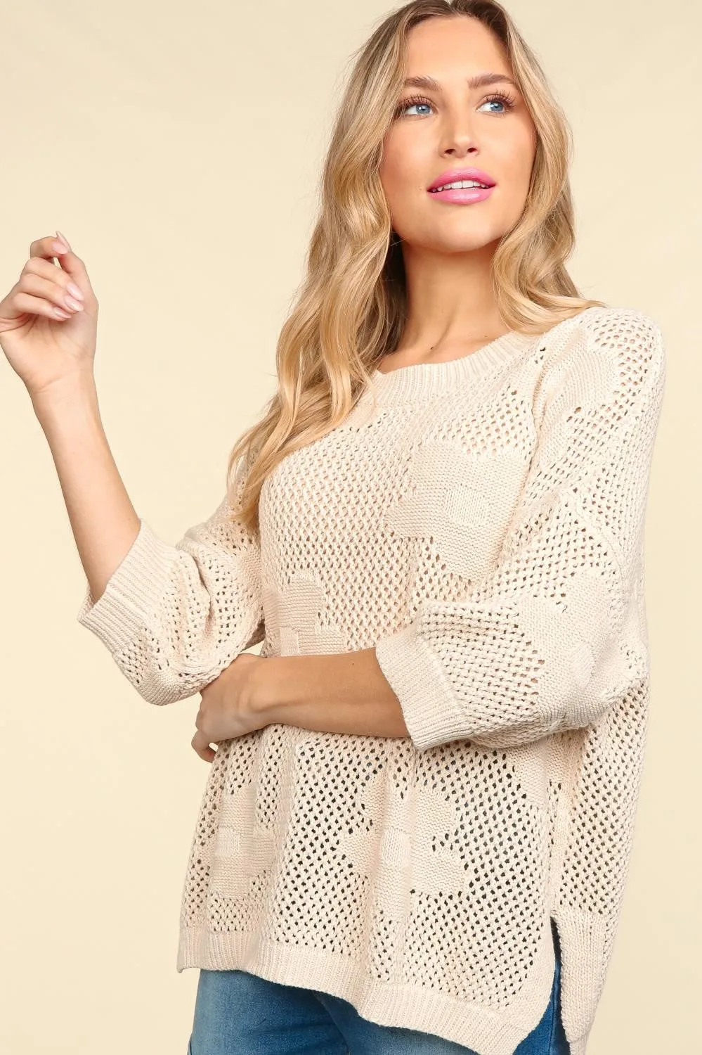 Got Smarter Mesh Sweater