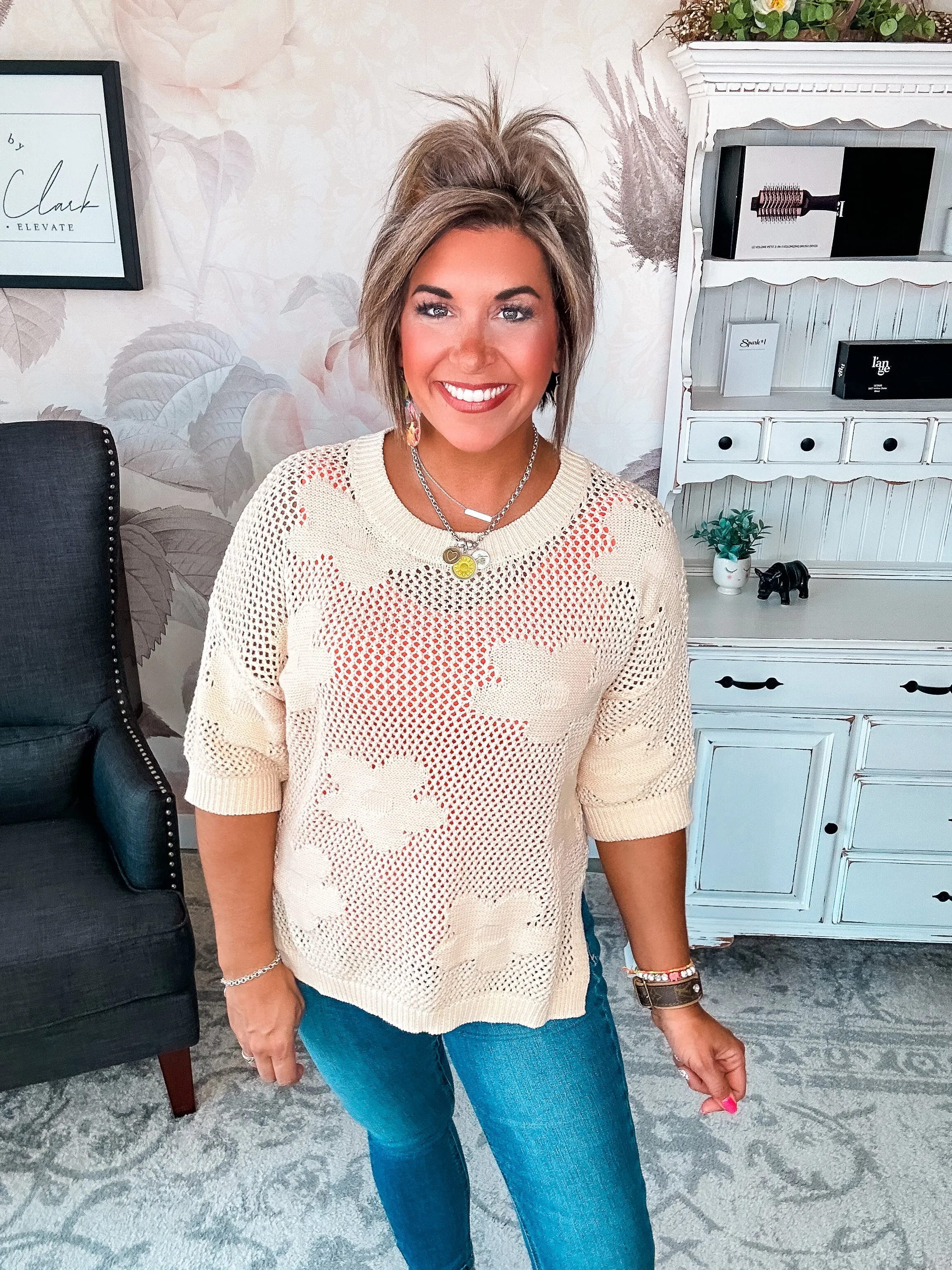 Got Smarter Mesh Sweater