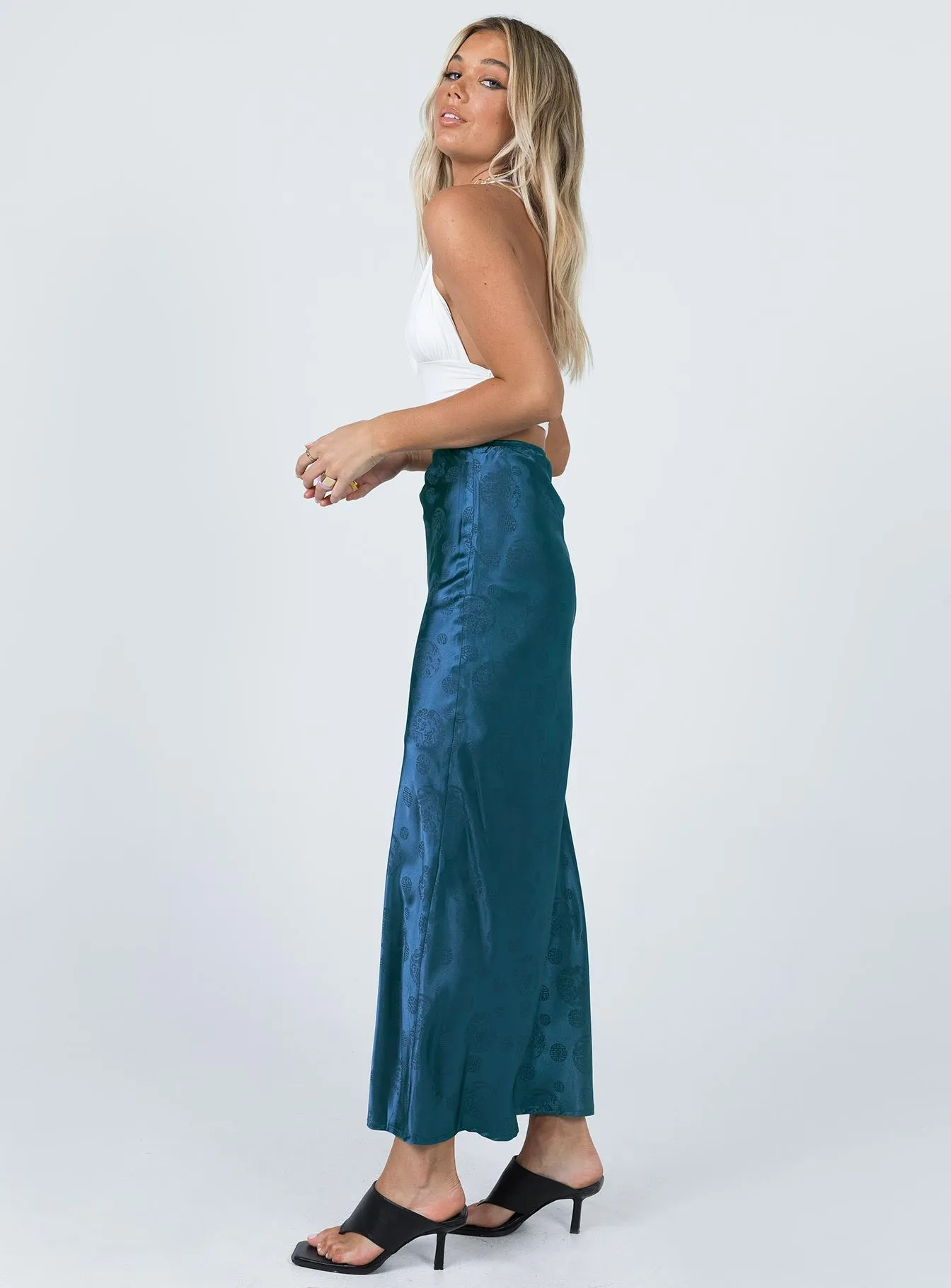 Hailey Midi Skirt Blue