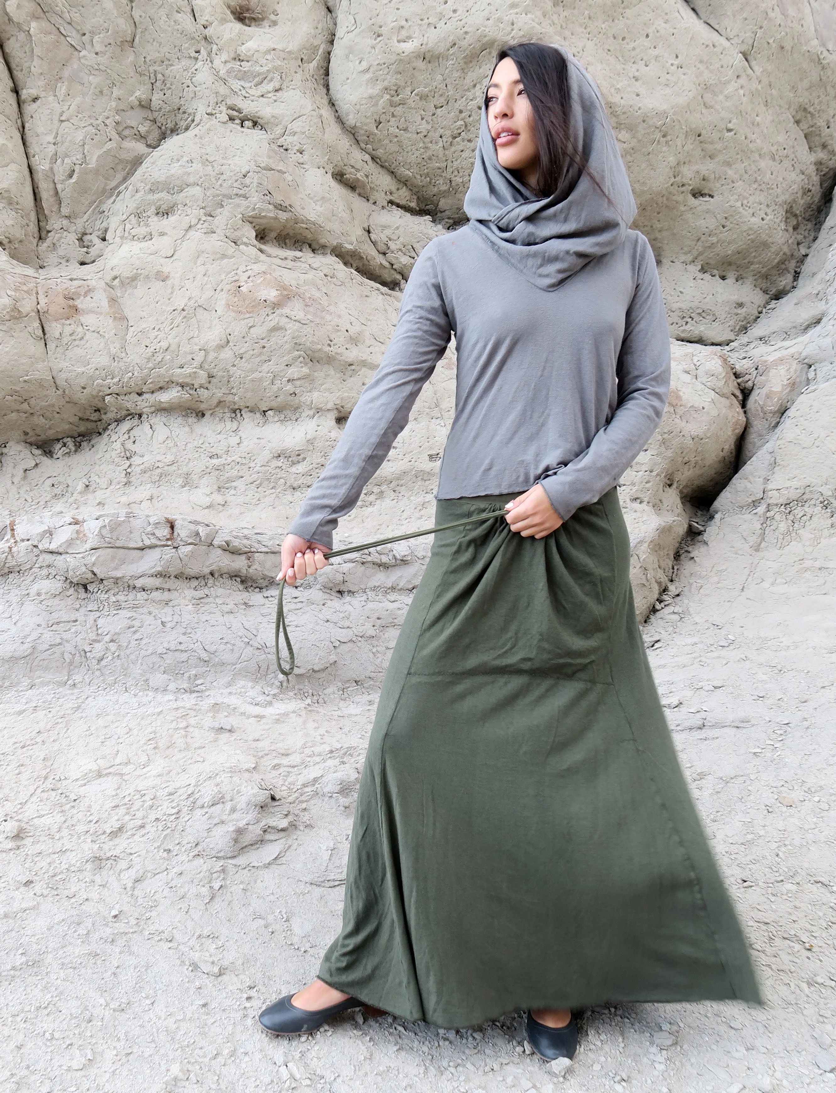 Harvest Princess Seam Long Skirt