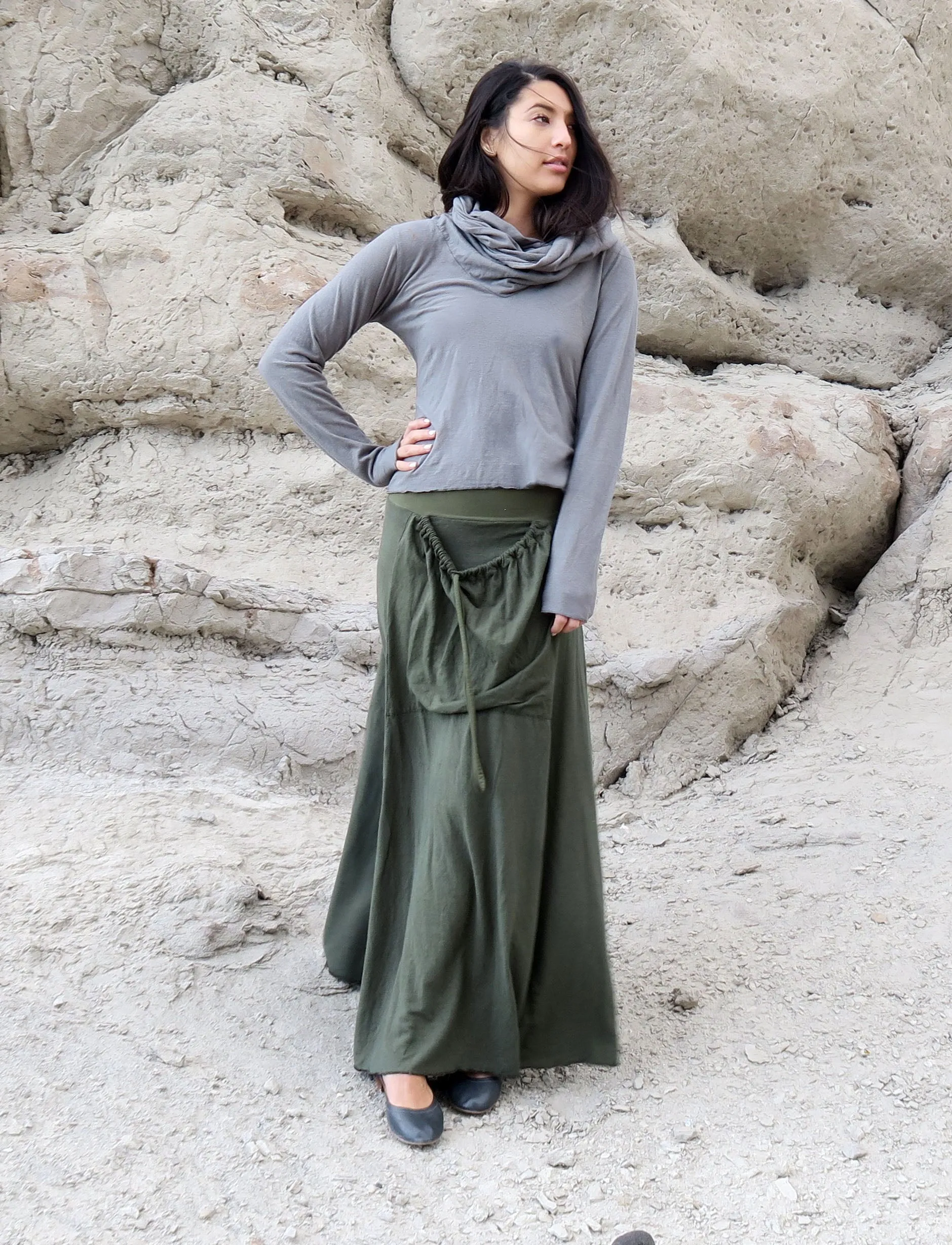 Harvest Princess Seam Long Skirt