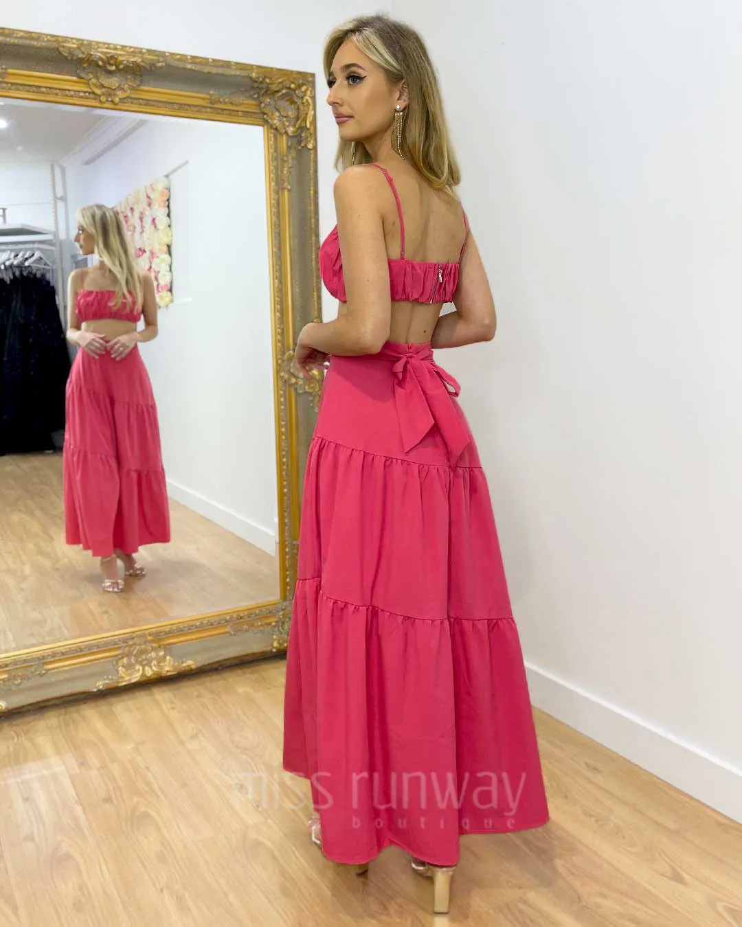Heloise Top - Hot Pink