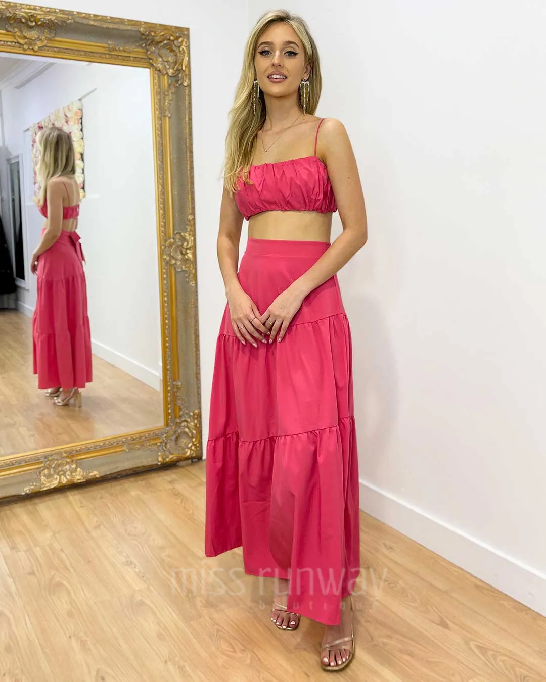 Heloise Top - Hot Pink