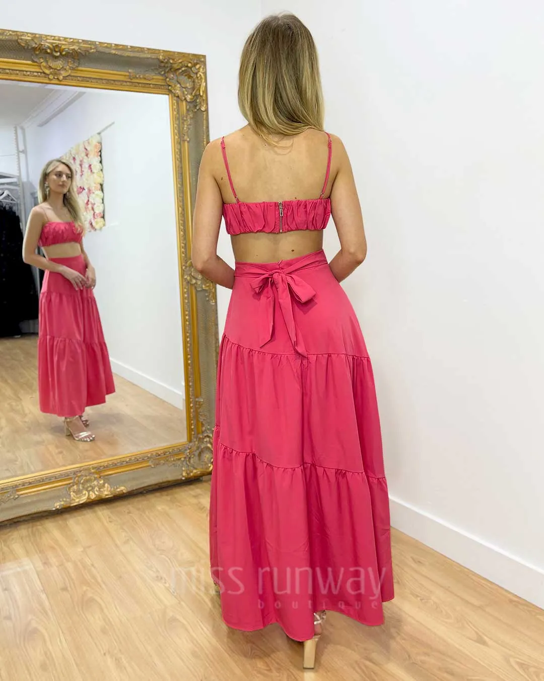 Heloise Top - Hot Pink