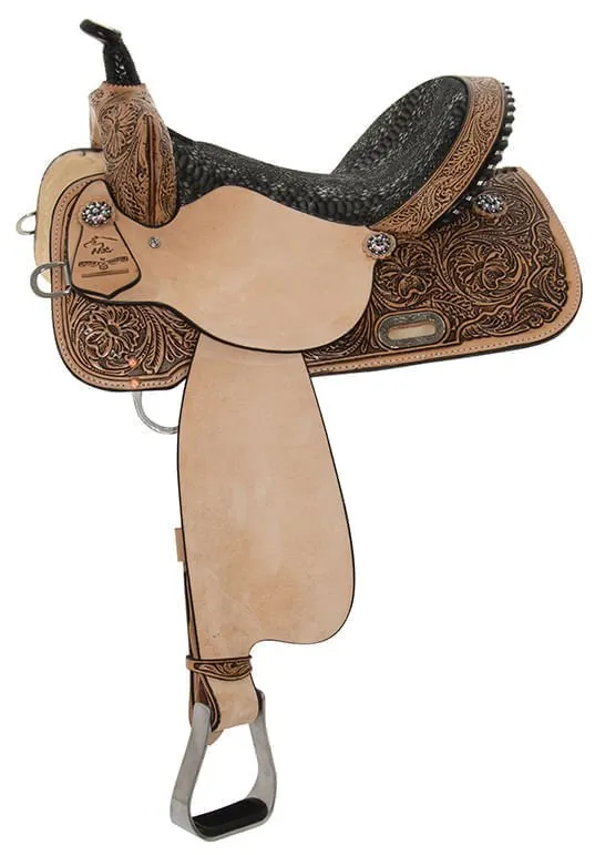 High Horse Jewel Barrel Saddle, Wide Tree