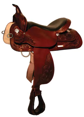 High Horse Mineral Wells Trail Saddle, Regular, Tobac