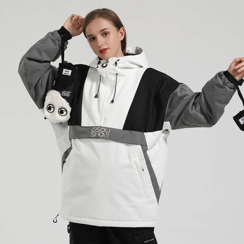 Hotian Reflective Stripe Men Insulated Anorak Jacket