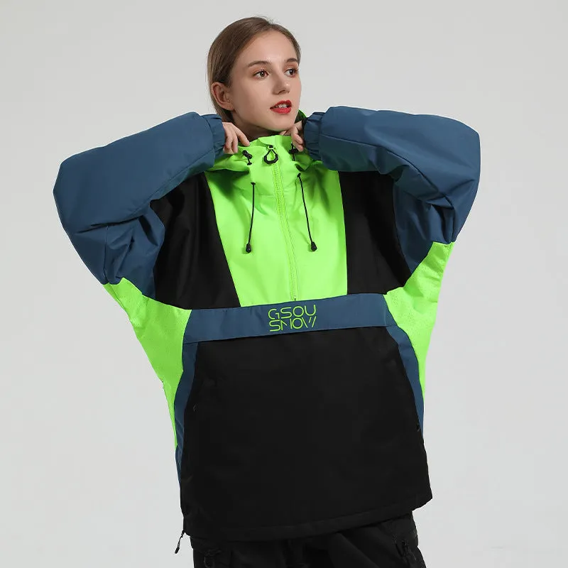 Hotian Reflective Stripe Men Insulated Anorak Jacket