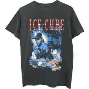 Ice Cube Amerikkka's Most Wanted Collage Tee Black
