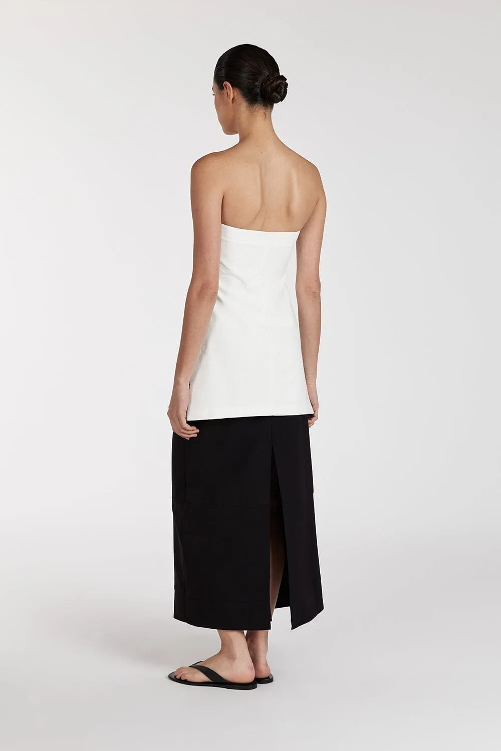 JAC BLACK MIDI SKIRT