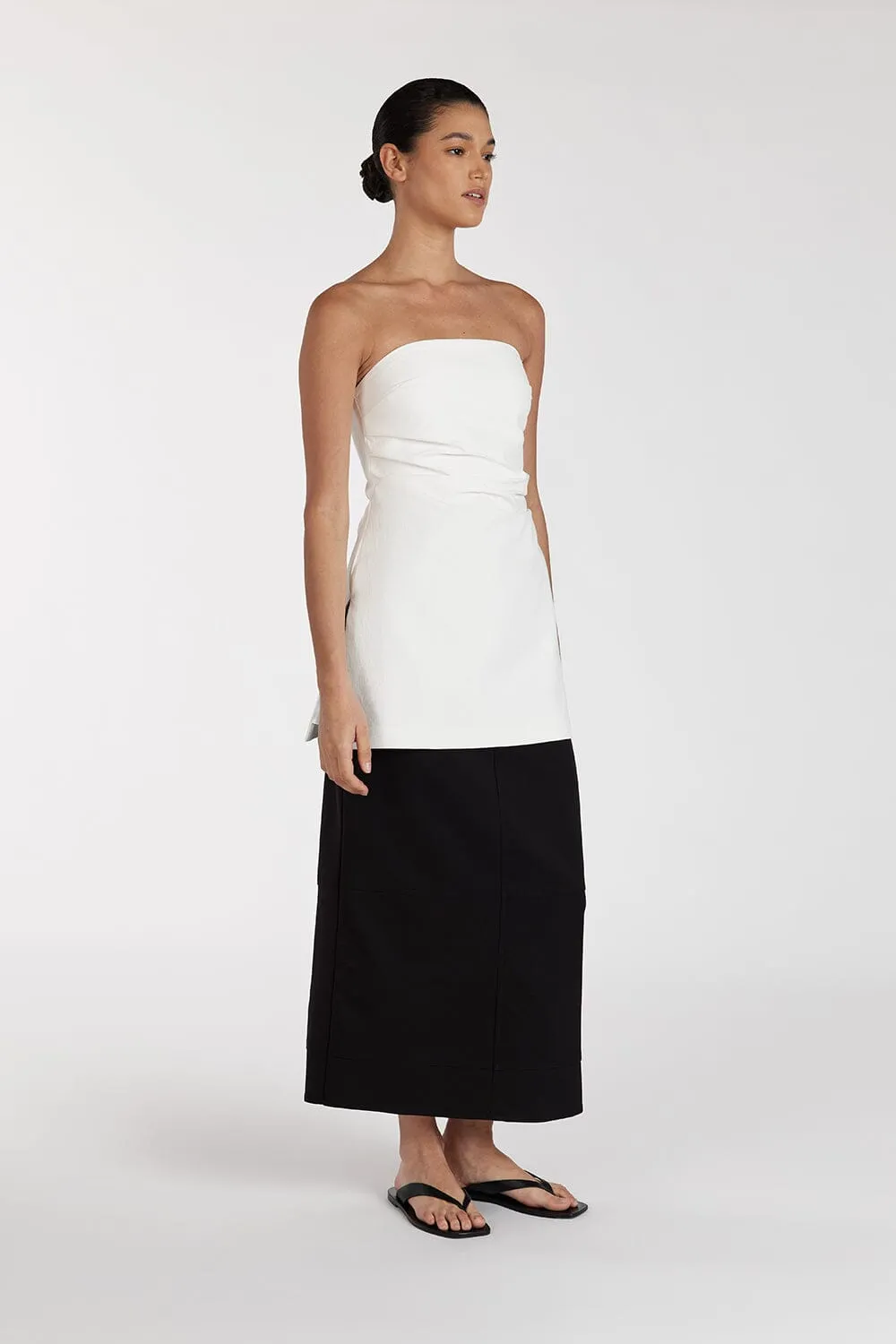 JAC BLACK MIDI SKIRT