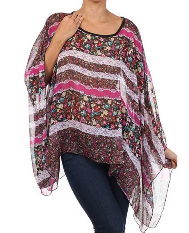 Kimono Printed Top