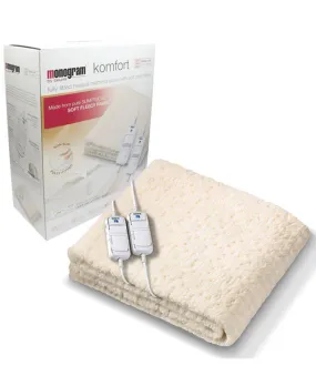 Komfort Double Fleecy Heated Blanket with Dual Control