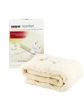 Komfort Super King Fleecy Heated Blanket with Dual Control
