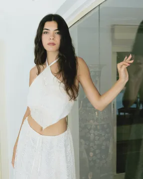 Lace White Skirt