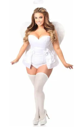 Lavish 4 PC Angelic Corset Costume