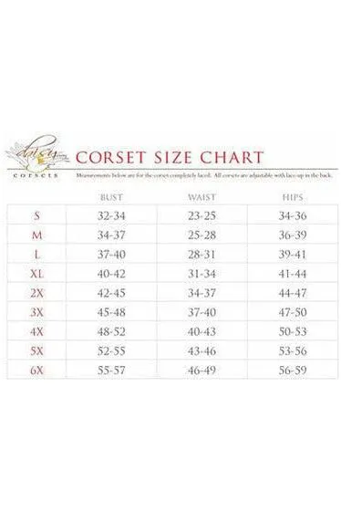 Lavish 4 PC Witch Corset Costume