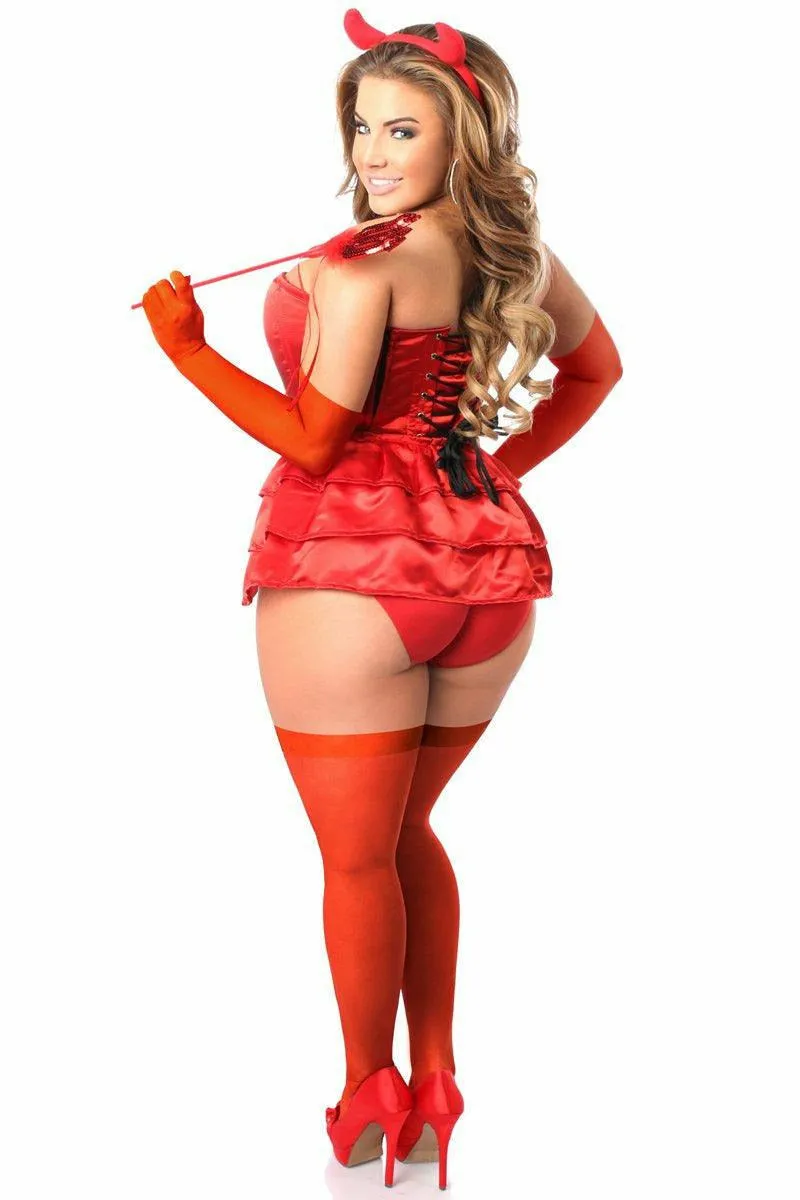 Lavish 5 PC Devilicious Corset Costume