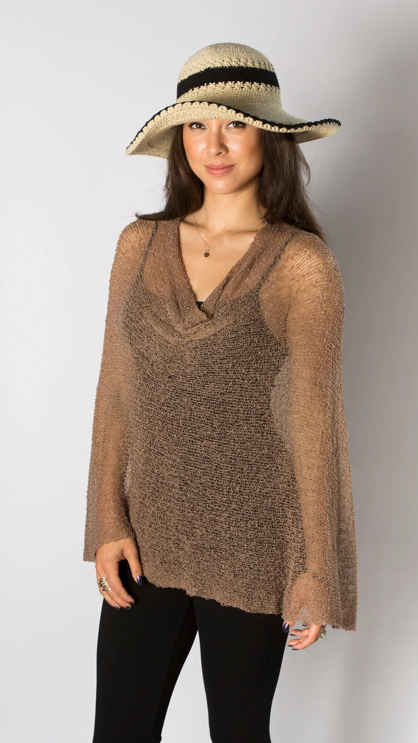 Lightweight Knit Poncho